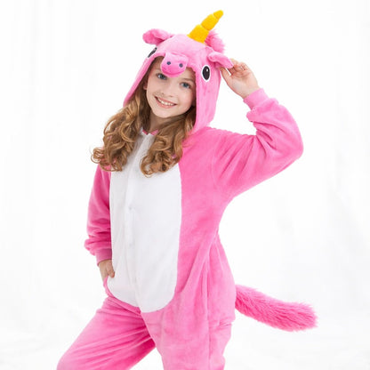 Unicorn Onesie for Kids – Soft and Comfortable with Hood and Tail
