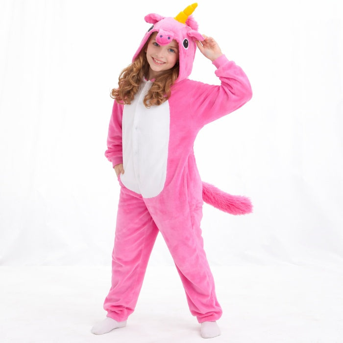 Unicorn Onesie for Kids – Soft and Comfortable with Hood and Tail
