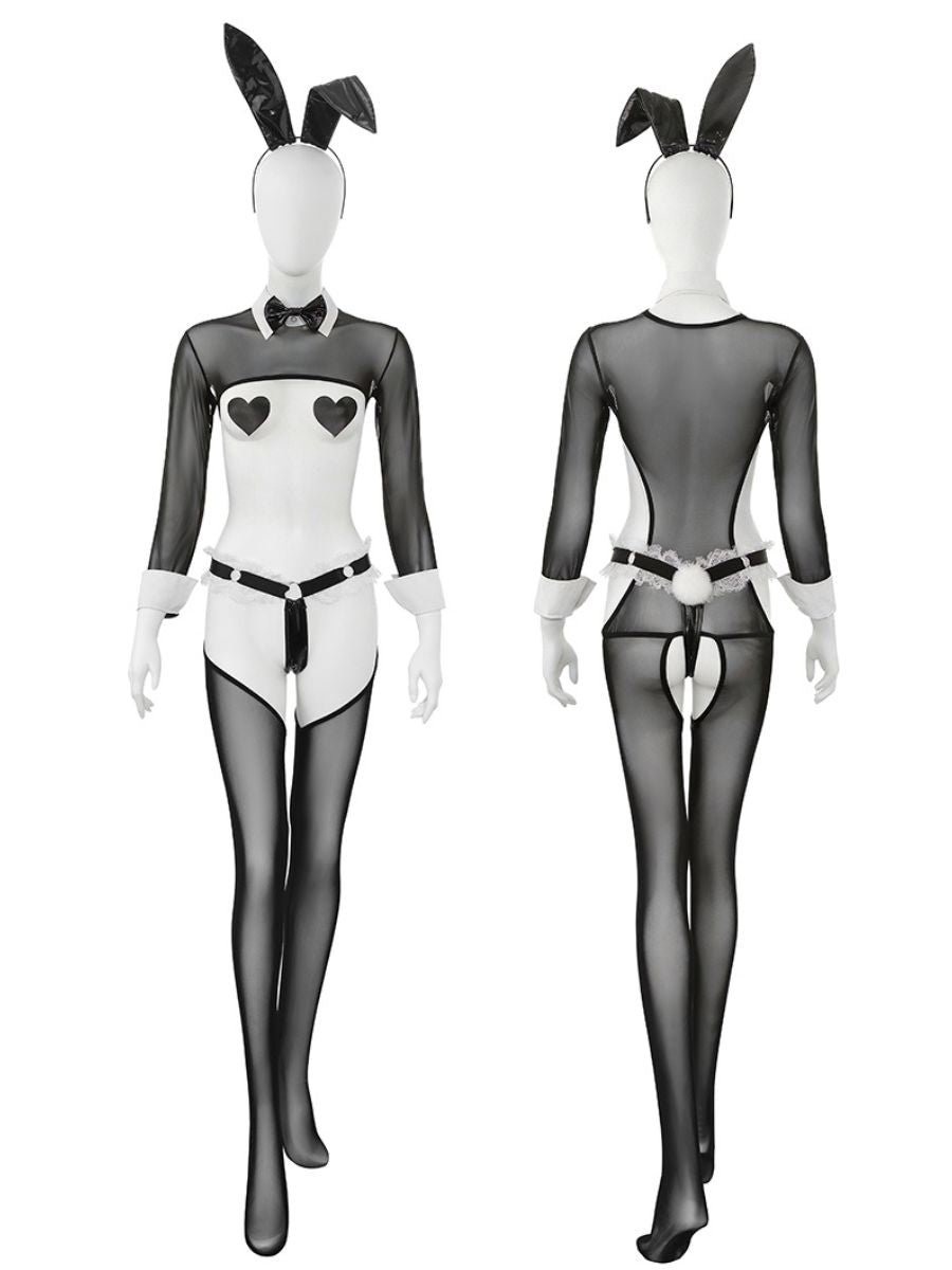 Playful Bunny Girl Lingerie Costume