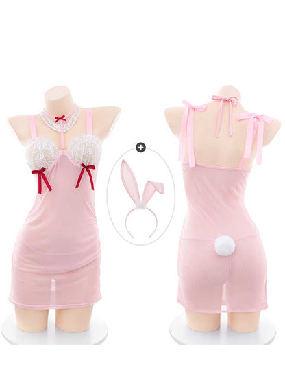 Plus Size Bunny Cosplay Lingerie Dress