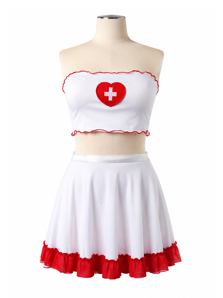 Nurse Cosplay 2-Piece Set