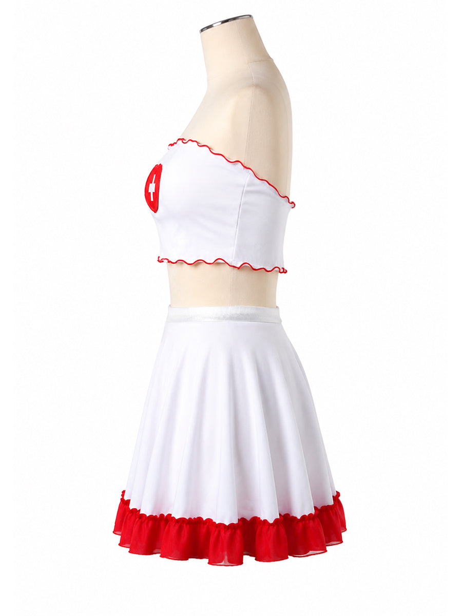 Nurse Cosplay 2-Piece Set
