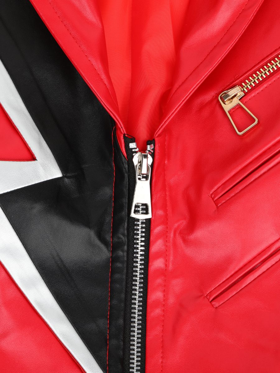 PU Leather Red Princess Costume