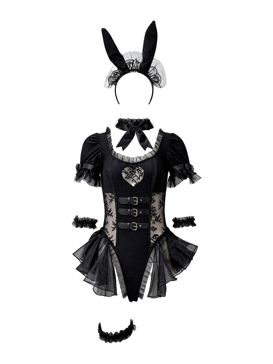 Punk Bunny Girl Cosplay Suit