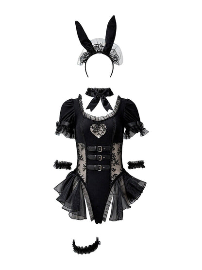 Punk Bunny Girl Cosplay Suit