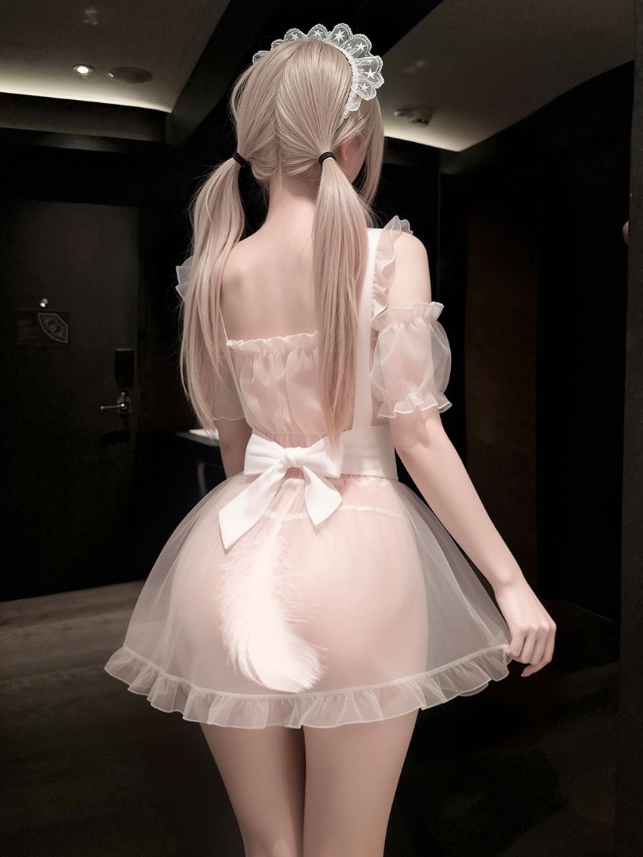 Pure White Maid Lingerie Set