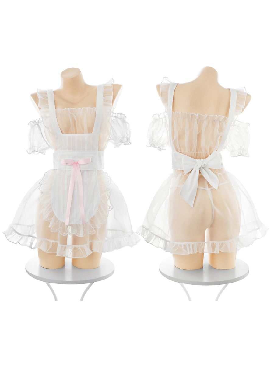 Pure White Maid Lingerie Set