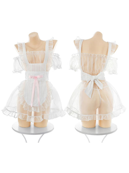 Pure White Maid Lingerie Set