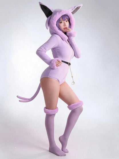 Purple Monster Cosplay Bodysuit
