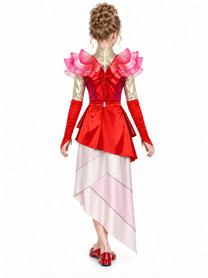 Red Fantasy Queen Cosplay Costume
