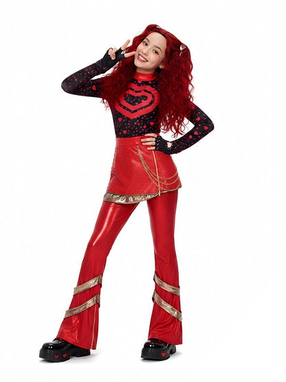 Red Heart Pop Star Costume