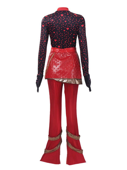 Red Heart Pop Star Costume