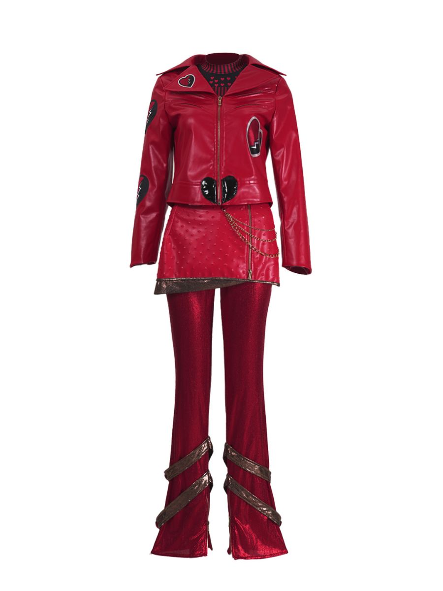 Red Leather Red Princess Costume