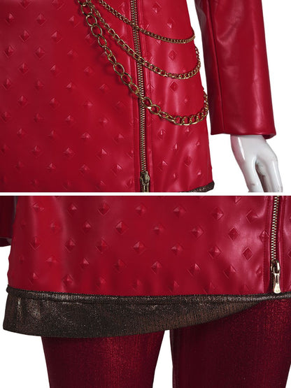 Red Leather Red Princess Costume