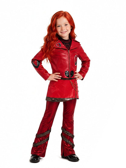 Red Leather Red Princess Costume