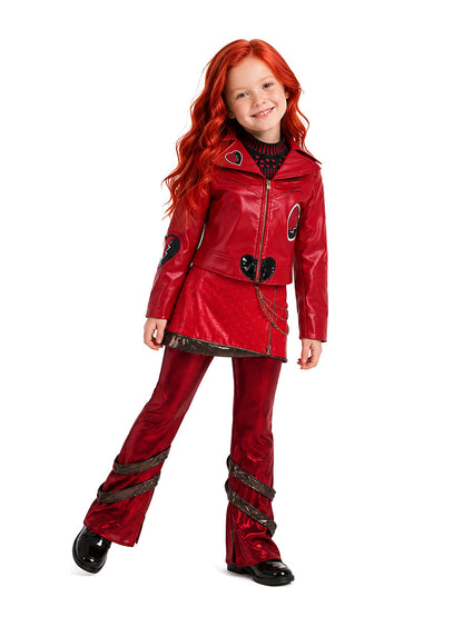 Red Leather Red Princess Costume