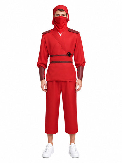 Spider Man Ninja Costume Japanese Assassin Cosplay Outfit for Kids and Adult