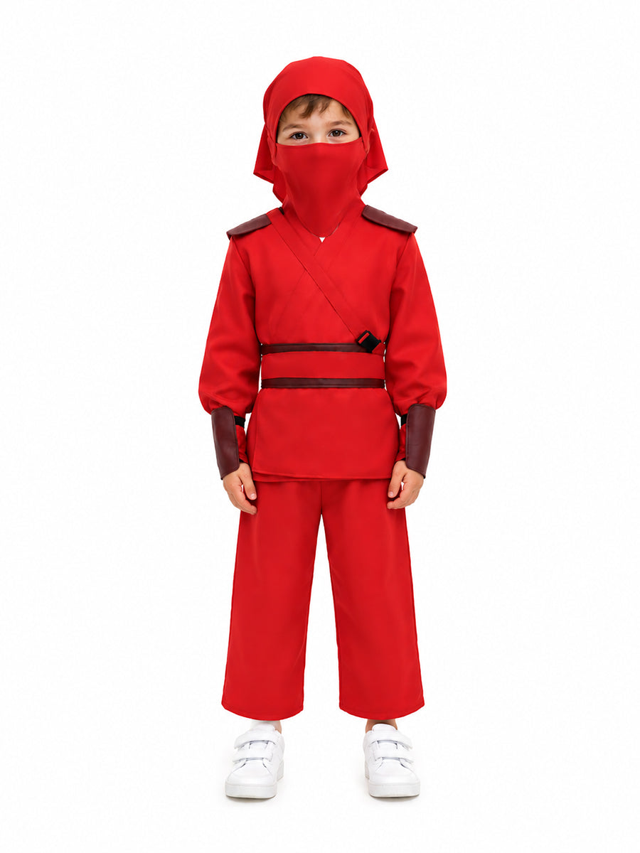 Spider Man Ninja Costume Japanese Assassin Cosplay Outfit for Kids and Adult