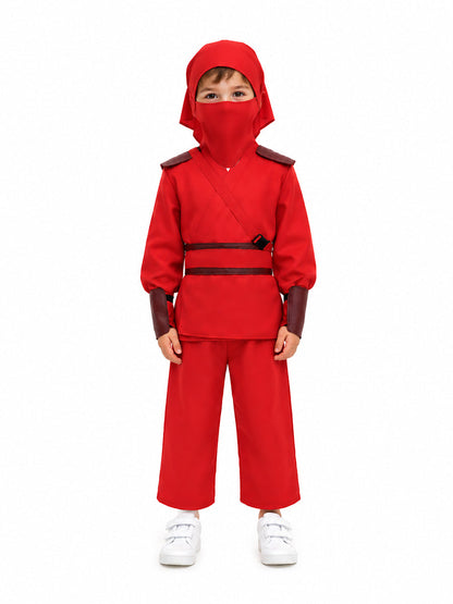 Spider Man Ninja Costume Japanese Assassin Cosplay Outfit for Kids and Adult
