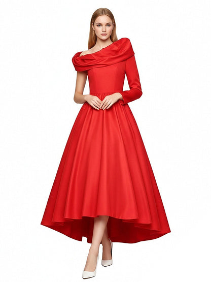 The Devil Wears Prada 2 Miranda Priestly Costume Red One Shoulder Evening Gown