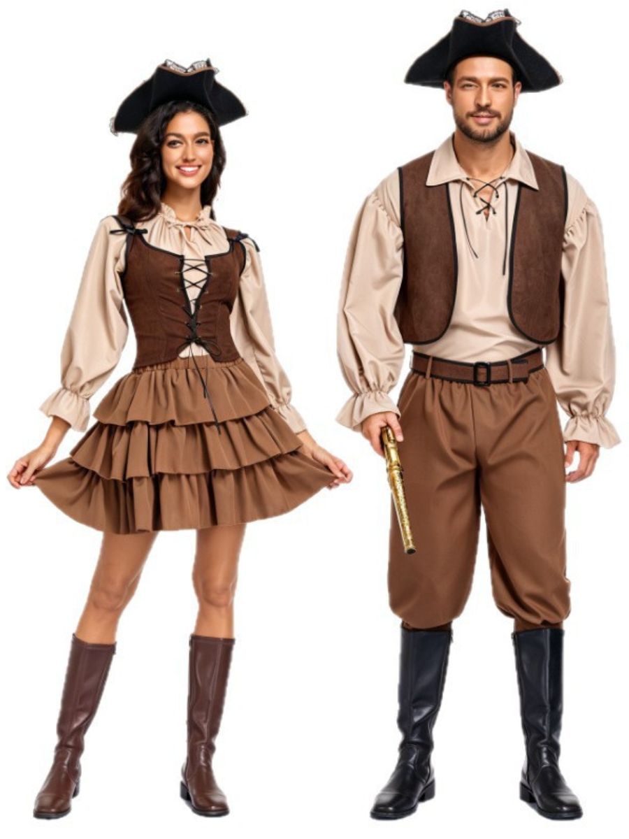 Renaissance Couples Pirate Costume