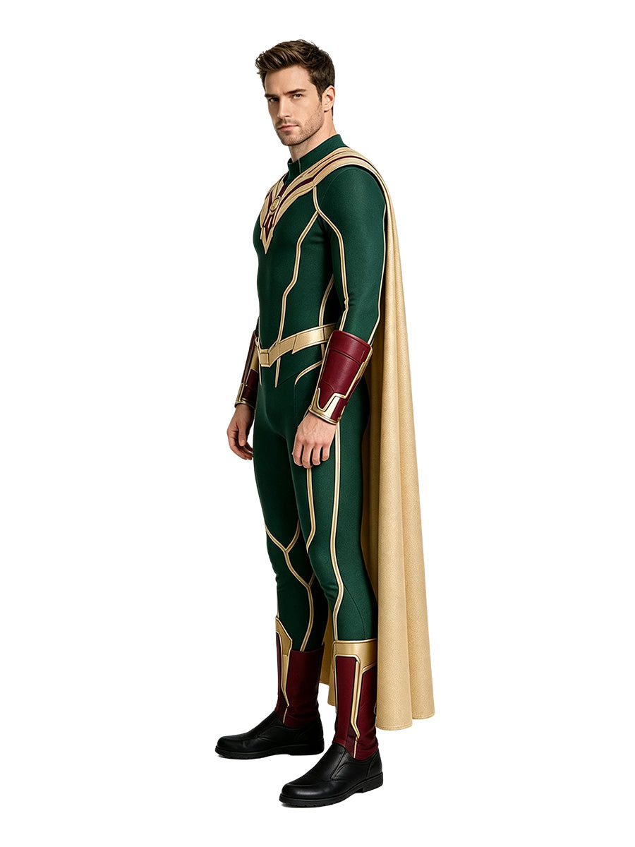 Retro Hero Comic Cosplay Suit