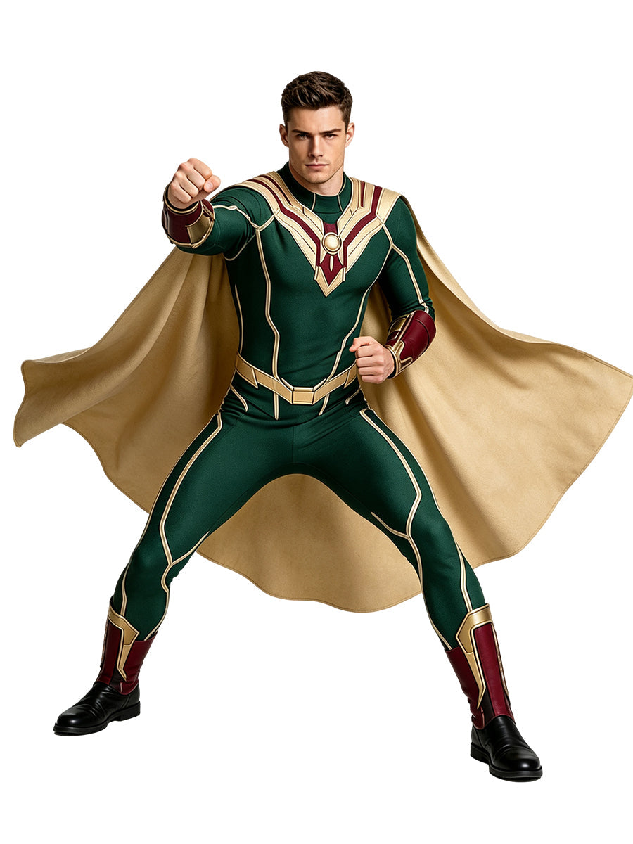 Retro Hero Comic Cosplay Suit