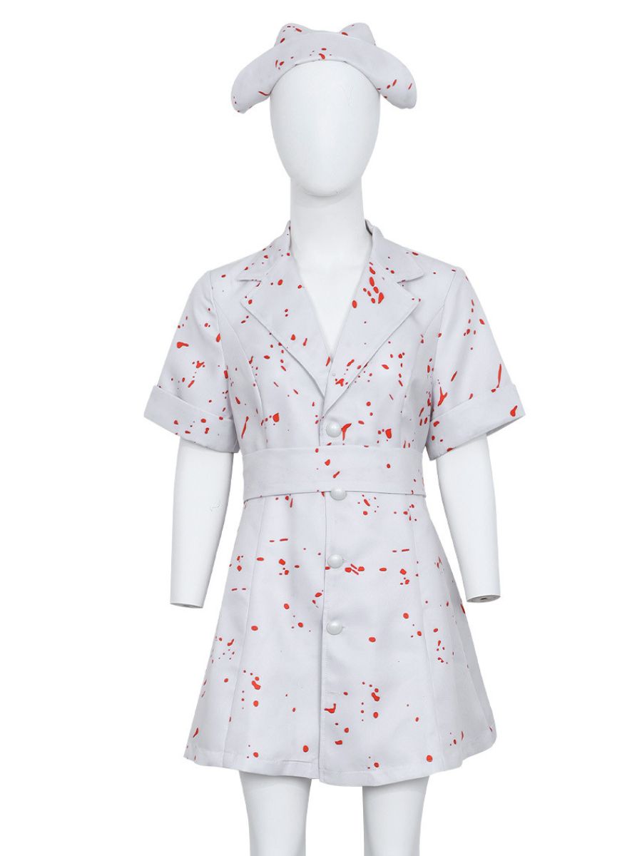 Horror Bloody Nurse Cosplay Costume