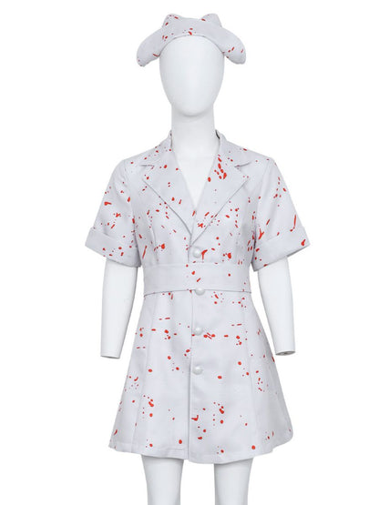 Horror Bloody Nurse Cosplay Costume