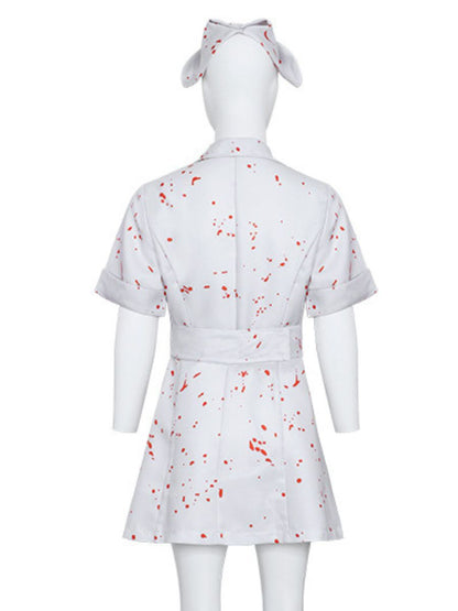 Horror Bloody Nurse Cosplay Costume