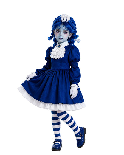 Royal Blue Gothic Puppet Costume