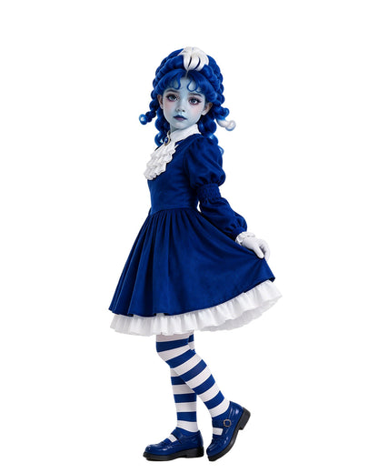 Royal Blue Gothic Puppet Costume