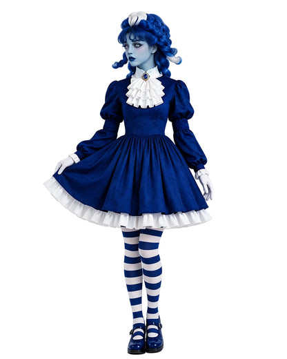 Royal Blue Gothic Puppet Costume