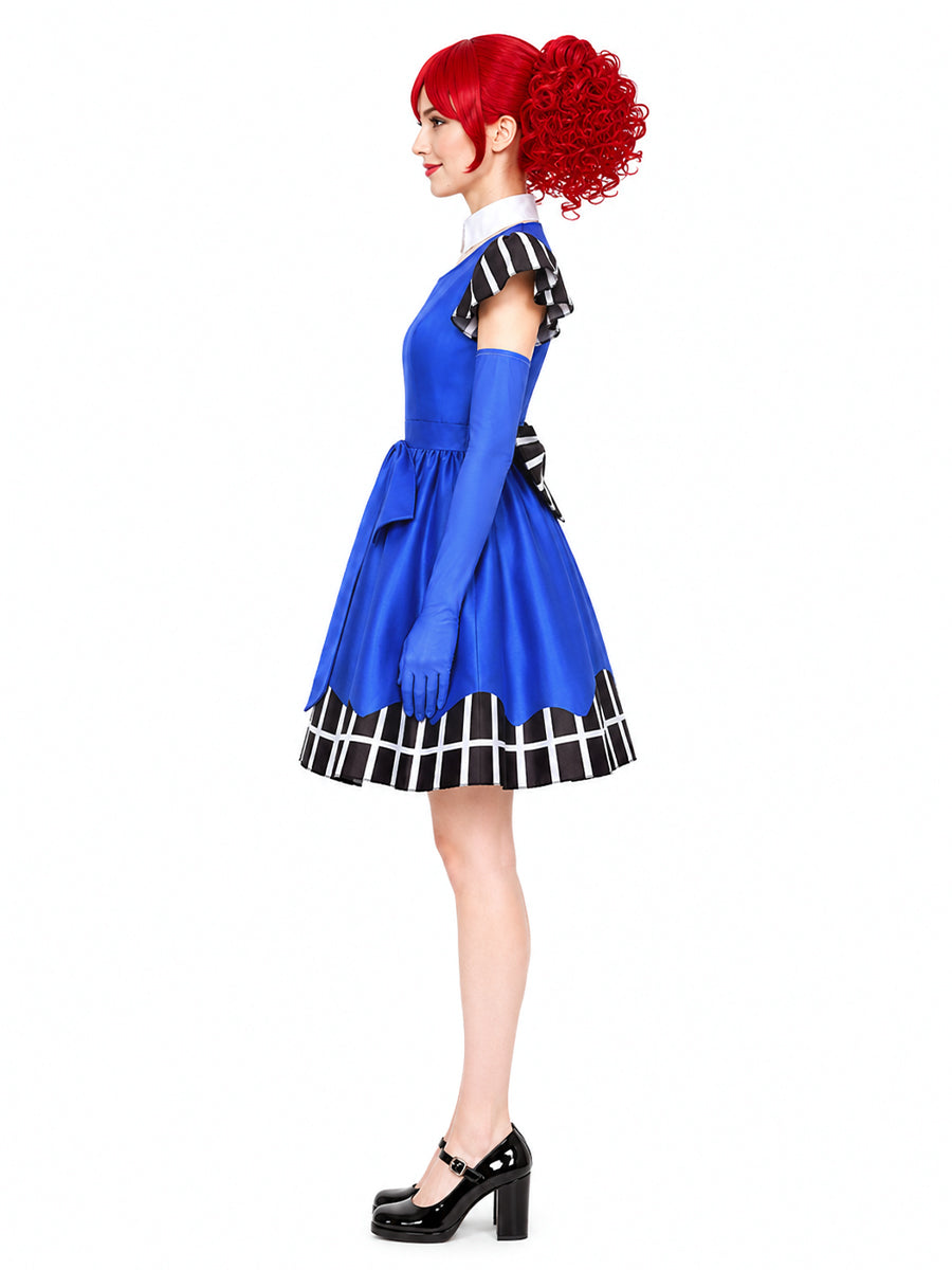 Royal Blue Lolita Cosplay Dress