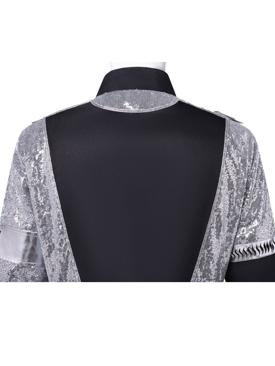 Sequin Pop Star Military Jacket