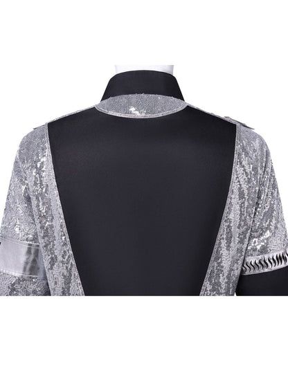 Sequin Pop Star Military Jacket