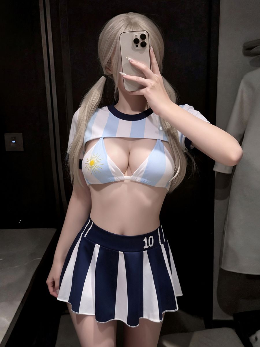 Sexy Argentina #10 Cheerleader Costume