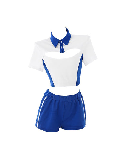 Preppy Two Piece Cheerleader Outfit