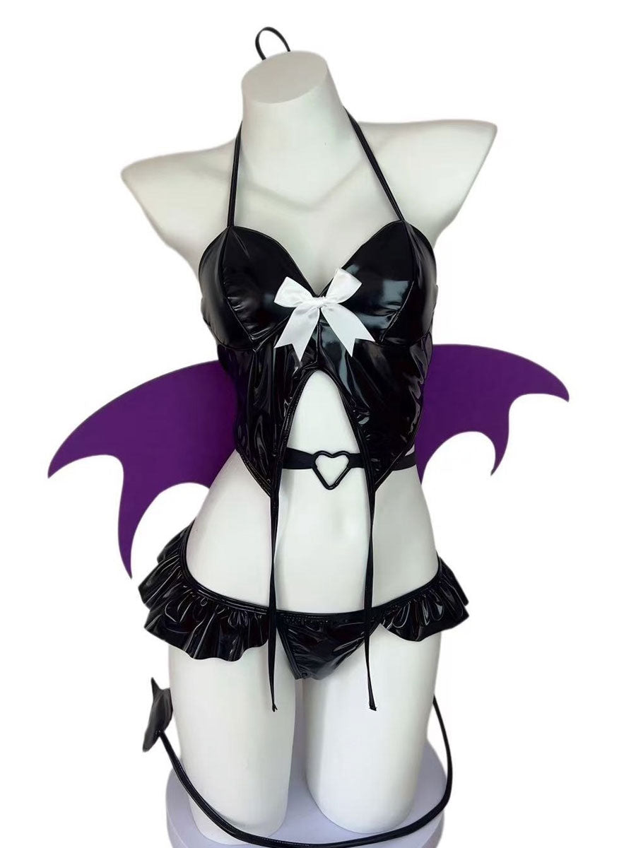 Sexy Devil Costume w/ Bat Wings