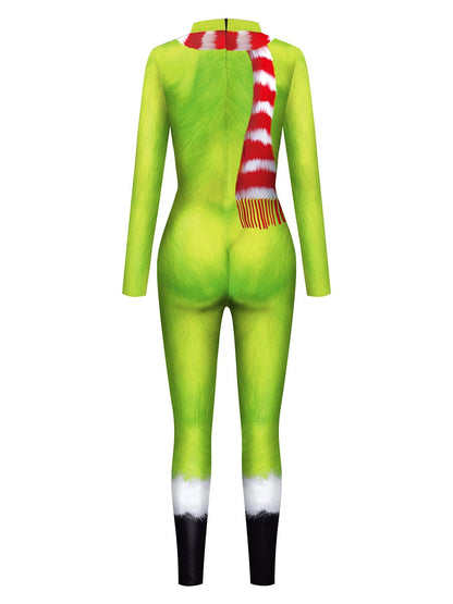 Christmas Green Monster Jumpsuit