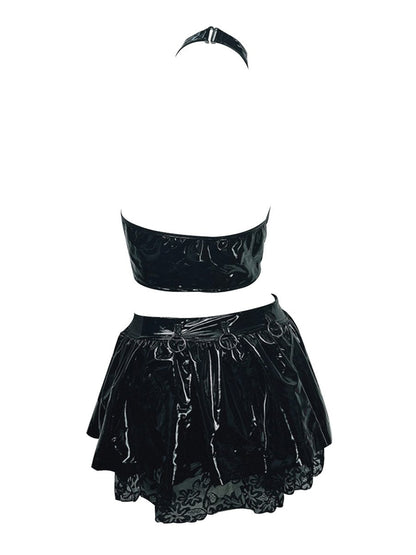 Animate Latex Misa Cosplay Outfit