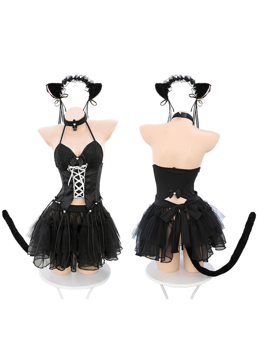 Sexy Neko Cat Cosplay Lingerie