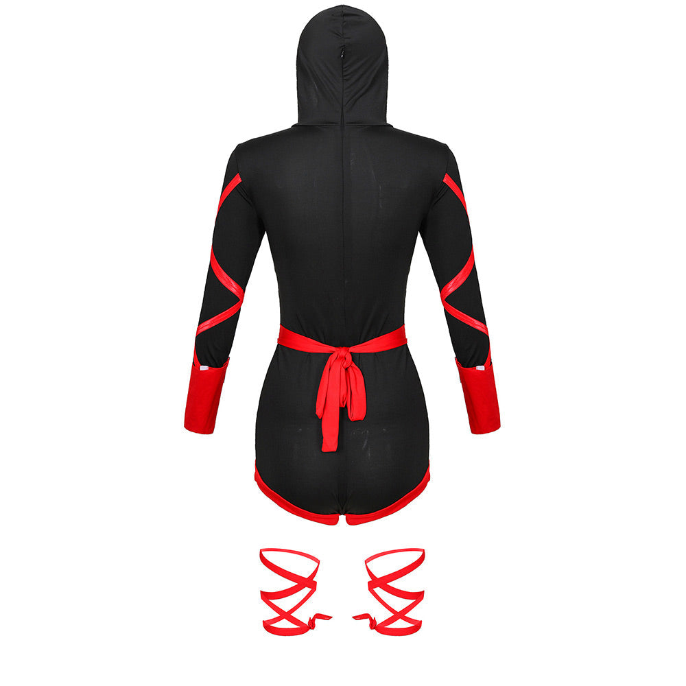 Sexy Ninja Costume Japanese Ninja Cosplay Lingerie Adult Ninja Warrior Romper Outfits