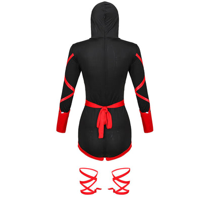 Sexy Ninja Costume Japanese Ninja Cosplay Lingerie Adult Ninja Warrior Romper Outfits