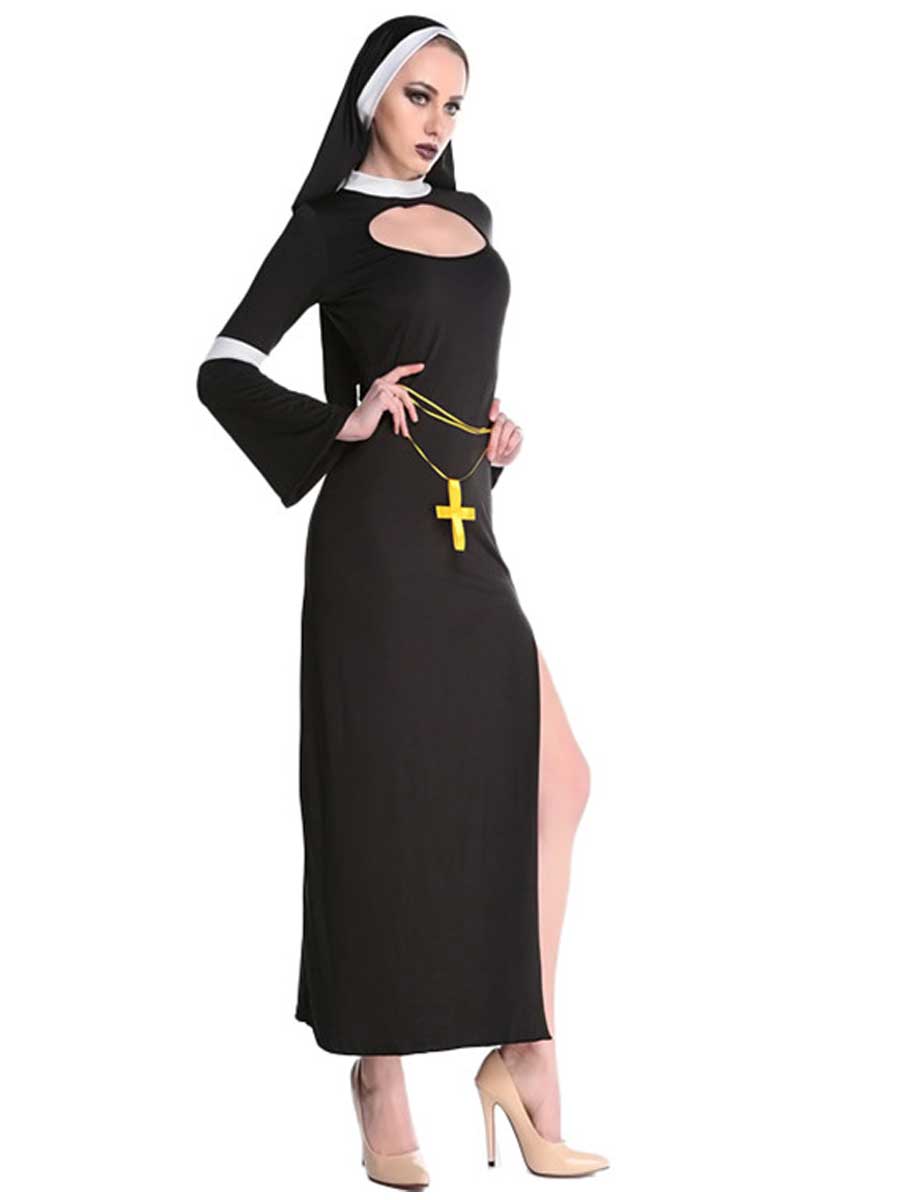 Sister Nun Cosplay Maxi Dress