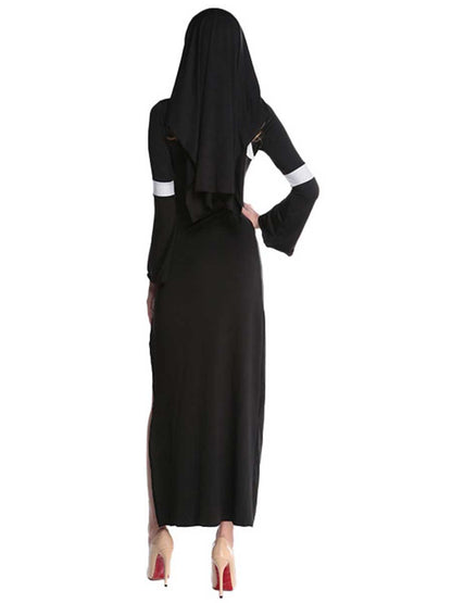 Sister Nun Cosplay Maxi Dress