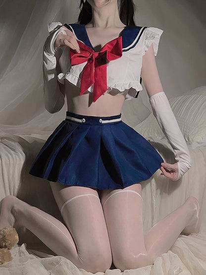 Anime Sailor Style Uniform Lingerie