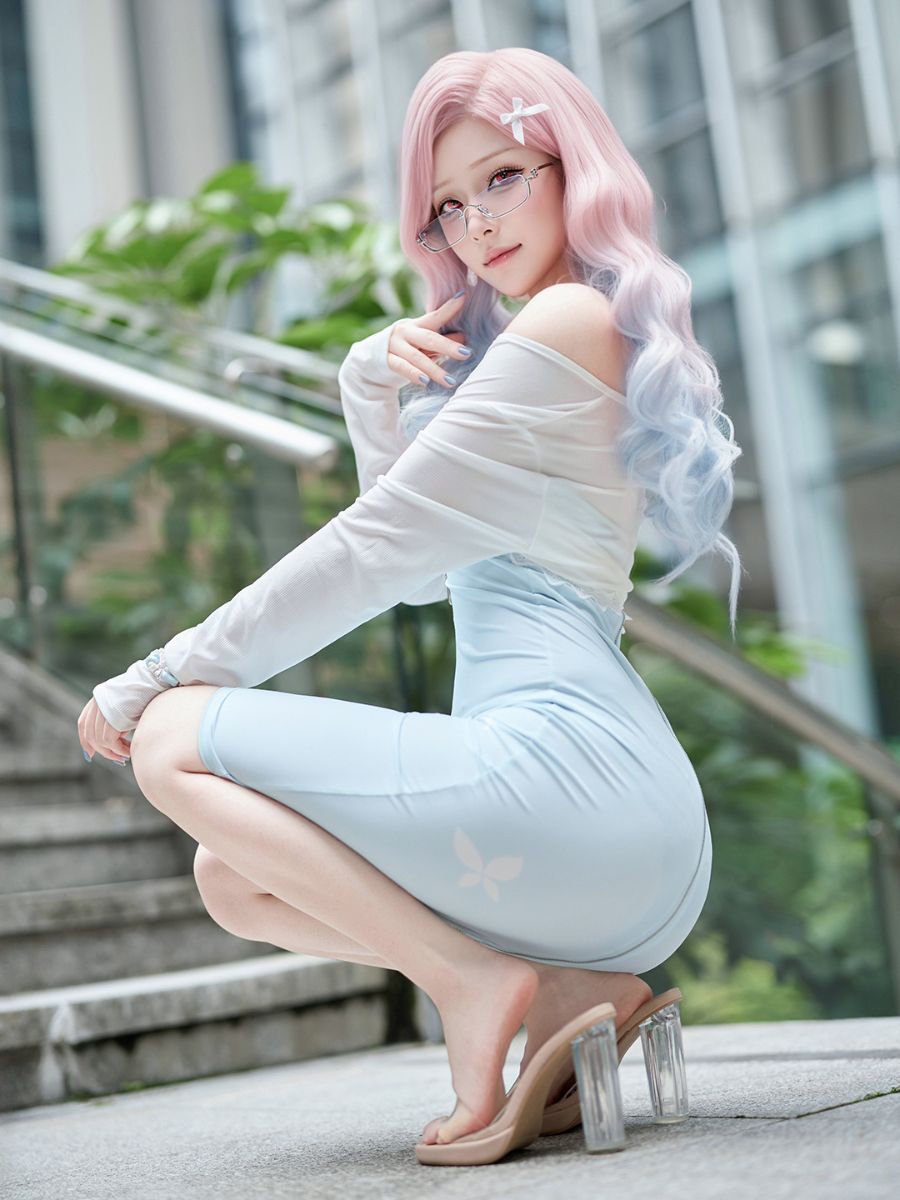 Sexy Secretary Bodycon Dress w/ Top