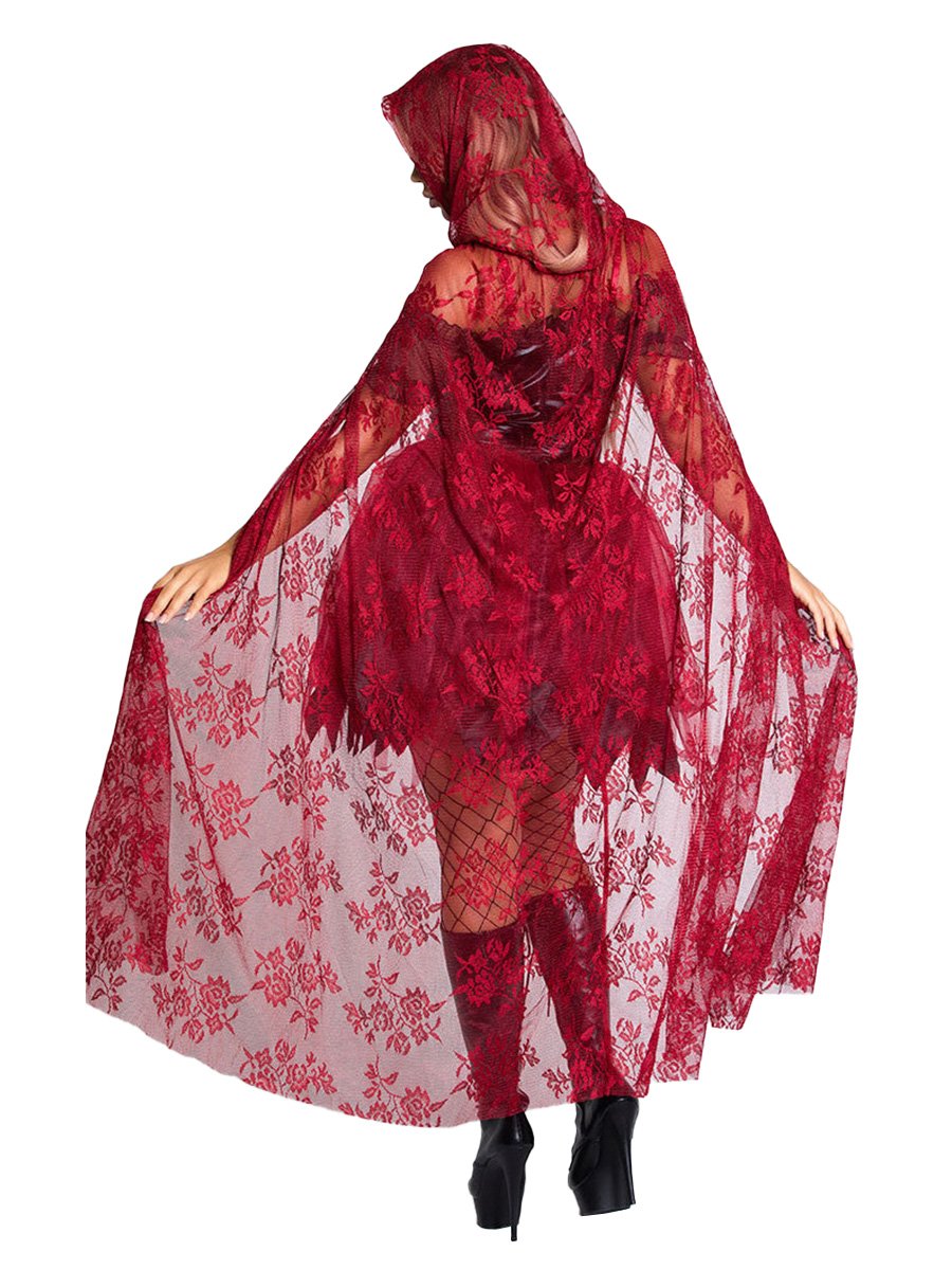Dark Red Vampire Cosplay Outfit