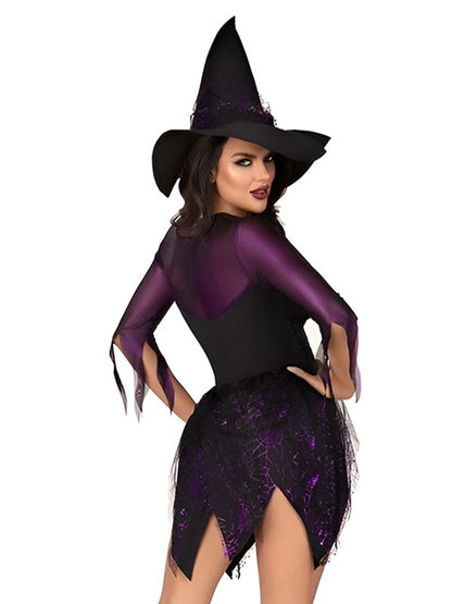 Velvet Witchy Jagged Dress